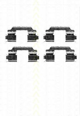 TRISCAN 8105231598 -  Комплектующие, колодки дискового тормоза