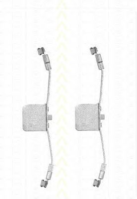 TRISCAN 8105271605 -  Комплектующие, колодки дискового тормоза
