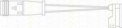 TRISCAN 811510009 -  Контрольный контакт, контроль слоя тормозных колодок