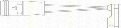 TRISCAN 811510010 -  Контрольный контакт, контроль слоя тормозных колодок
