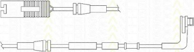 TRISCAN 811511039 -  Контрольный контакт, контроль слоя тормозных колодок