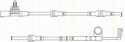 TRISCAN 811517011 -  Контрольный контакт, контроль слоя тормозных колодок