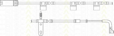 TRISCAN 811517013 -  Контрольный контакт, контроль слоя тормозных колодок