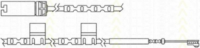 TRISCAN 811517019 -  Контрольный контакт, контроль слоя тормозных колодок
