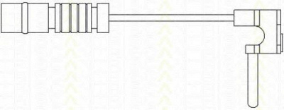 TRISCAN 811523006 -  Контрольный контакт, контроль слоя тормозных колодок