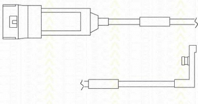 TRISCAN 811524001 -  Контрольный контакт, контроль слоя тормозных колодок