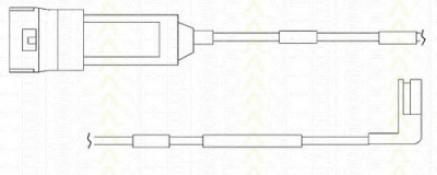 TRISCAN 811524002 -  Контрольный контакт, контроль слоя тормозных колодок