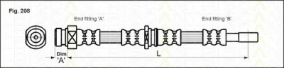 TRISCAN 815010111 -  Тормозной шланг