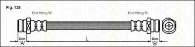 TRISCAN 815010205 -  Тормозной шланг