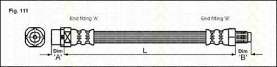 TRISCAN 815011104 -  Тормозной шланг