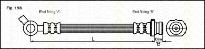 TRISCAN 815014141 -  Тормозной шланг