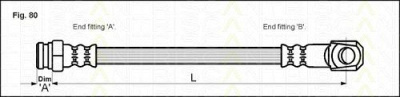 TRISCAN 815015205 -  Тормозной шланг