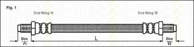TRISCAN 815016214 -  Тормозной шланг