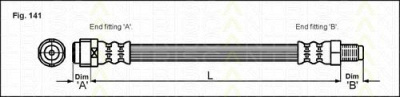 TRISCAN 815023104 -  Тормозной шланг