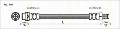 TRISCAN 815023105 -  Тормозной шланг
