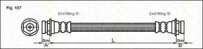 TRISCAN 815024129 -  Тормозной шланг