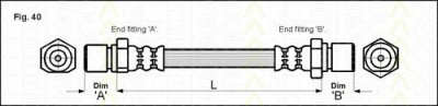TRISCAN 815024203 -  Тормозной шланг