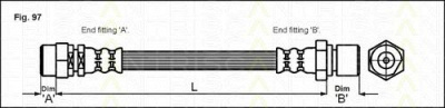 TRISCAN 815024211 -  Тормозной шланг