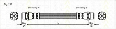 TRISCAN 815024215 -  Тормозной шланг