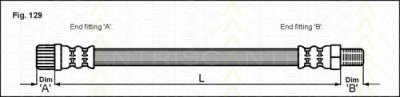 TRISCAN 815028115 -  Тормозной шланг