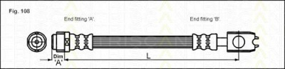 TRISCAN 815029116 -  Тормозной шланг