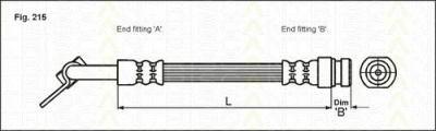 TRISCAN 815043112 -  Тормозной шланг