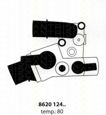 TRISCAN 862012480 -  Термостат, охлаждающая жидкость