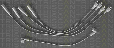 TRISCAN 88604007 -  Комплект проводов зажигания