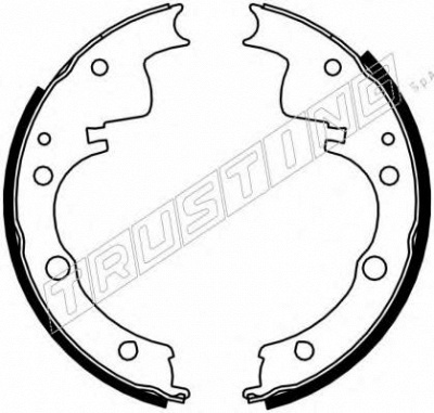 TRUSTING 034087 -  Комплект тормозных колодок