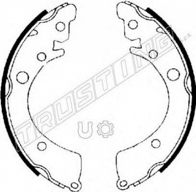 TRUSTING 044006 -  Комплект тормозных колодок