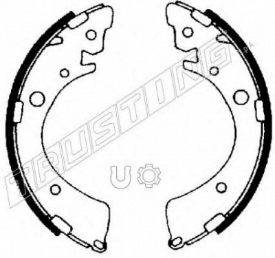 TRUSTING 044013 -  Комплект тормозных колодок