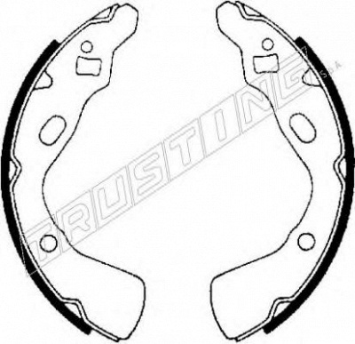 TRUSTING 049140 -  Комплект тормозных колодок