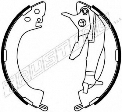 TRUSTING 064154y -  Комплект тормозных колодок