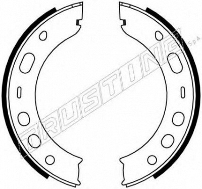 TRUSTING 083001 -  Комплект тормозных колодок, стояночная тормозная система