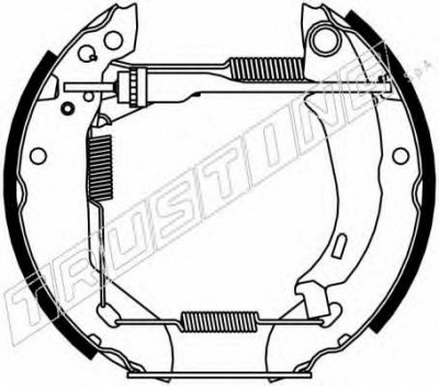 TRUSTING 6045 -  Комплект тормозных колодок