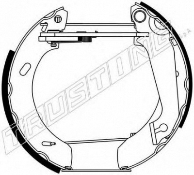 TRUSTING 6069 -  Комплект тормозных колодок