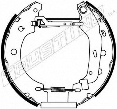 TRUSTING 6156 -  Комплект тормозных колодок