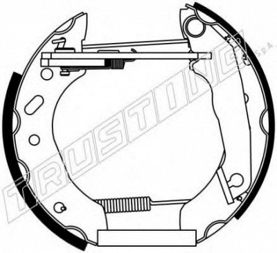 TRUSTING 6287 -  Комплект тормозных колодок
