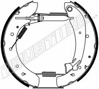 TRUSTING 6335 -  Комплект тормозных колодок