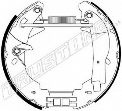 TRUSTING 6351 -  Комплект тормозных колодок