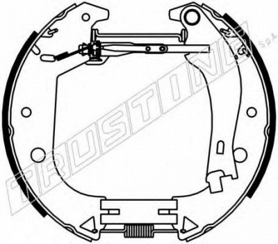 TRUSTING 6385 -  Комплект тормозных колодок