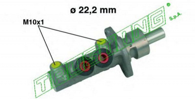 TRUSTING pf583 -  Главный тормозной цилиндр