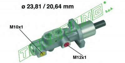 TRUSTING pf596 -  Главный тормозной цилиндр