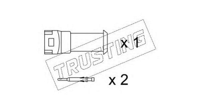 TRUSTING su077k -  Сигнализатор, износ тормозных колодок