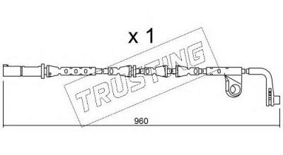 TRUSTING su220 -  Сигнализатор, износ тормозных колодок