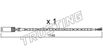 TRUSTING su301 -  Сигнализатор, износ тормозных колодок