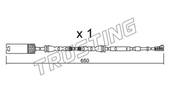 TRUSTING su304 -  Сигнализатор, износ тормозных колодок