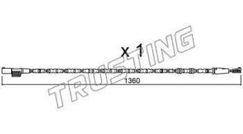 TRUSTING su308 -  Сигнализатор, износ тормозных колодок