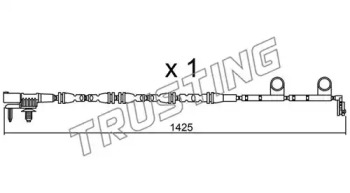 TRUSTING su316 -  Сигнализатор, износ тормозных колодок