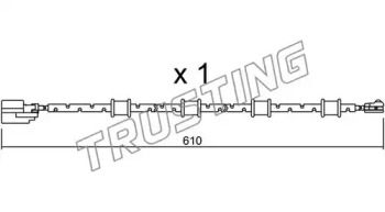 TRUSTING su321 -  Сигнализатор, износ тормозных колодок